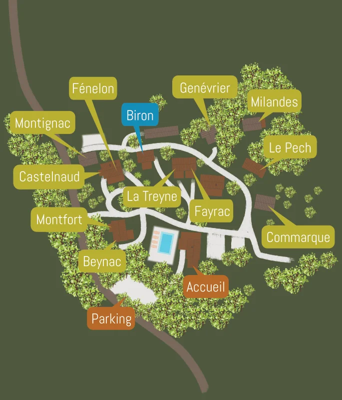 Chalet Biron pour 4 personnes à La Truffière Village de gîtes Chalet Biron pour 4 personnes à La Truffière Village de gîtes