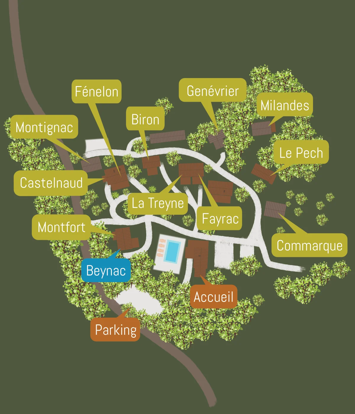 Gîte Beynac pour 5 personnes à La Truffière Village de gîtes Gîte Beynac pour 5 personnes à La Truffière Village de gîtes