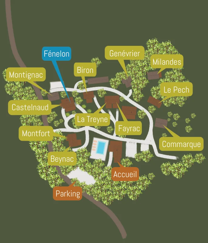 Gîte Fénelon pour 5 personnes à La Truffière Village de gîtes Gîte Fénelon pour 5 personnes à La Truffière Village de gîtes